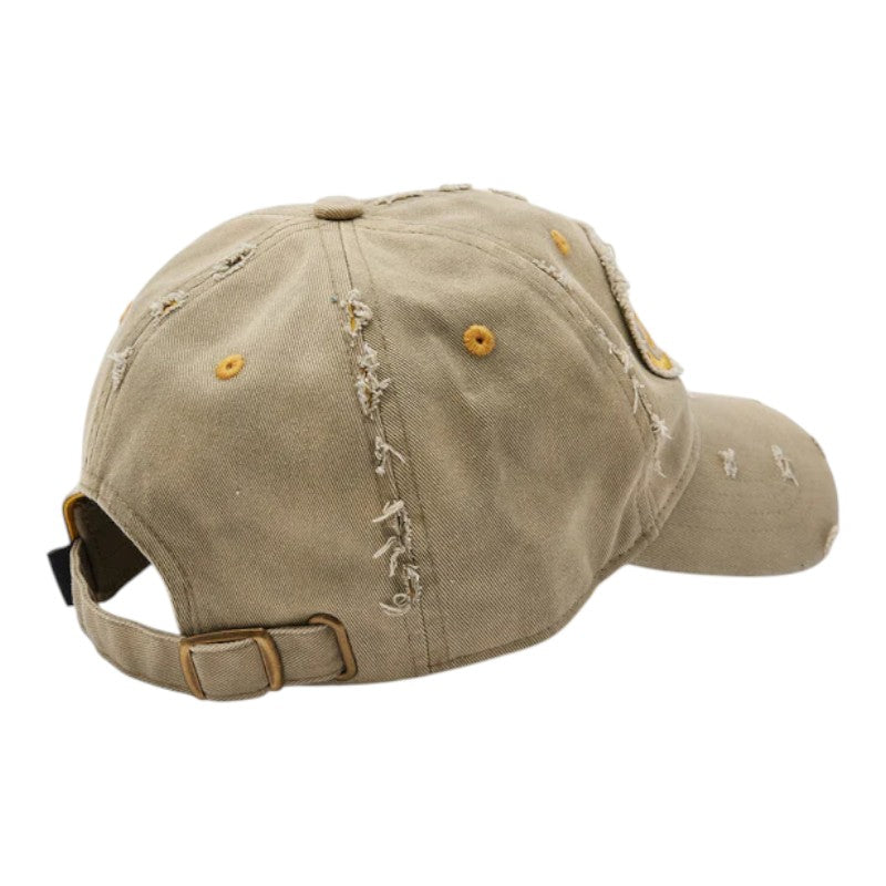 Von Dutch Destroyed Dad Cap - Khaki