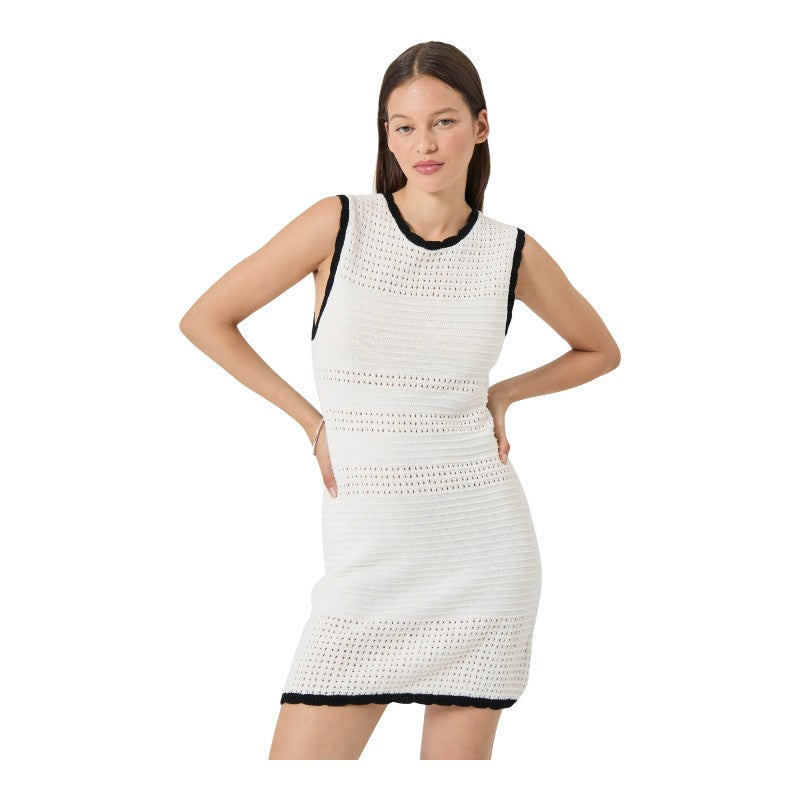 Rollas Estelle Knit Dress - Vintage White