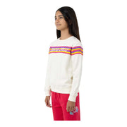 Santa Cruz Youth Rainbow Strip Crew - Off White