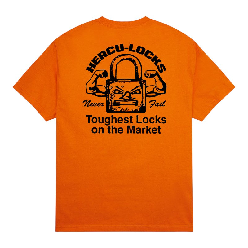 Passport Hercu~Locks Tee - Safety Orange
