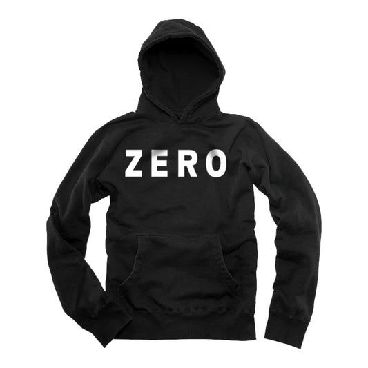 Zero Army Pullover Hood Black White