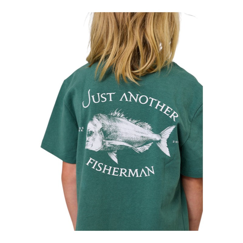 J.A.F Youth Snapper Tee - Dusk Pine