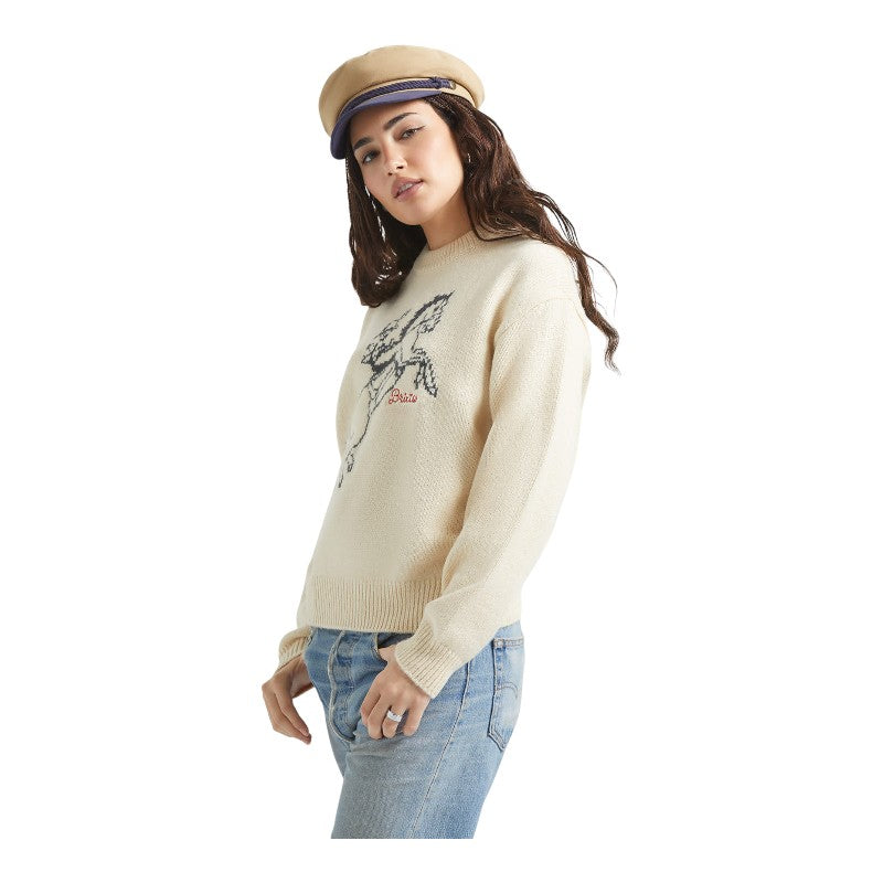 Brixton Ranching Club Sweater - Whitecap