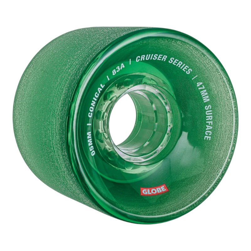 Globe Cruiser Conical Wheels 83a - 65mm Clear Forrest