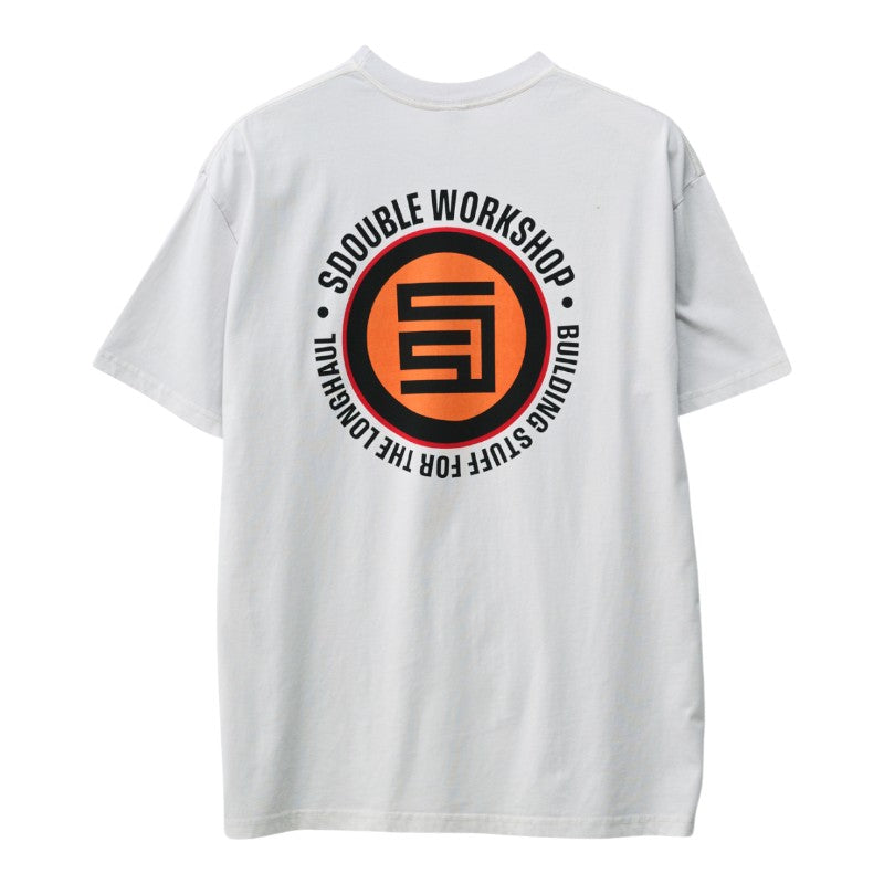 SDouble Workshop Dot Tee - Pigment Silver