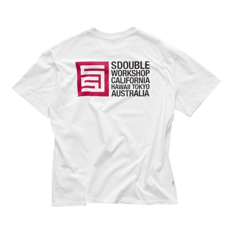 SDouble City Cube Tee - White