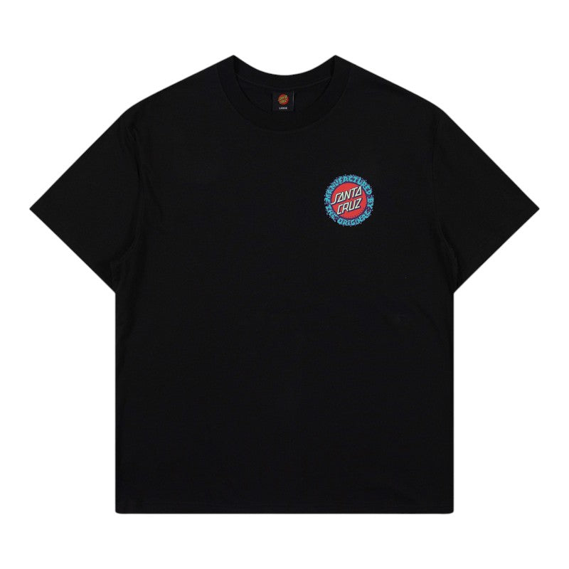Santa Cruz Splatter MFG Dot Tee - Black