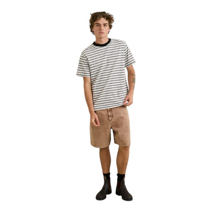 Rhythm Vintage Stripe Tee - Natural