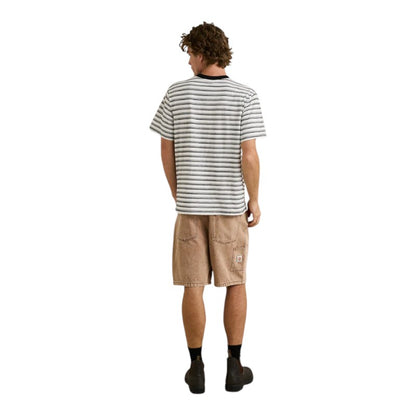 Rhythm Vintage Stripe Tee - Natural