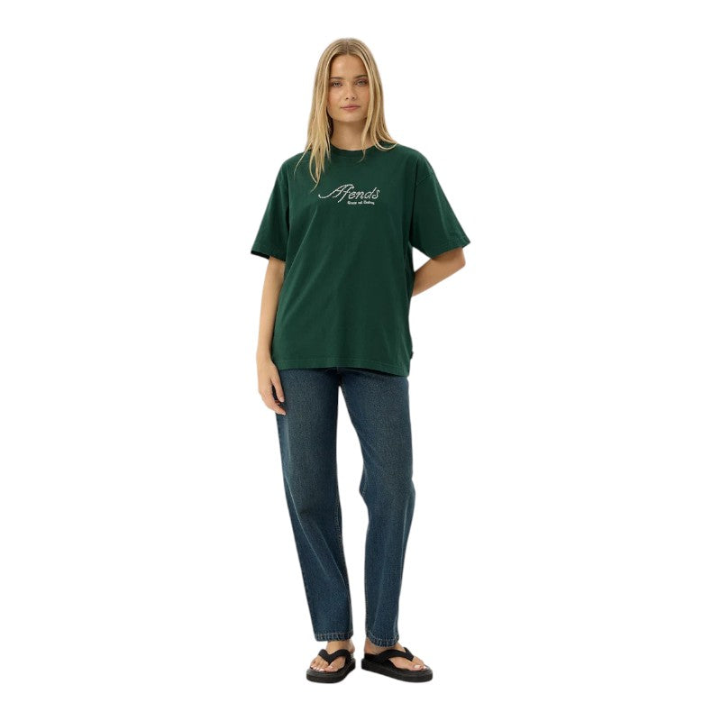 Afends Horoscope Boxy Tee - Washed Pine