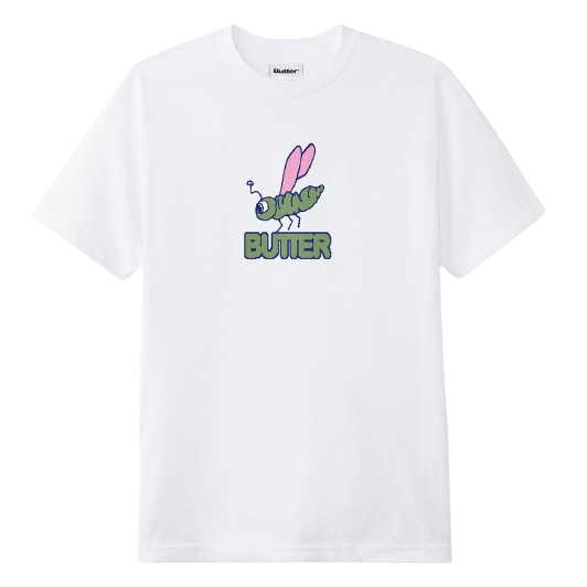 Butter Goods Dragonfly Tee White