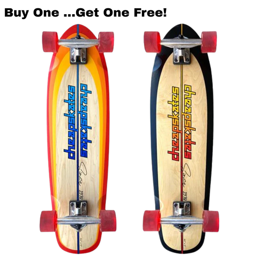 Cheapskates Cruiser - Red - 32" + Free Black Cruiser