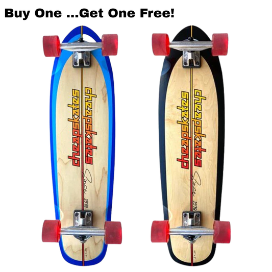 Cheapskates Cruiser - Blue - 32" + Free Black Cruiser