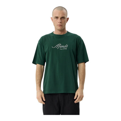 Afends Horoscope Boxy Tee - Washed Pine