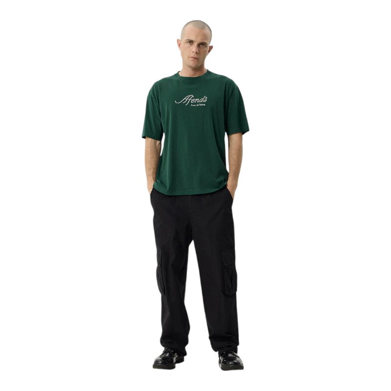 Afends Horoscope Boxy Tee - Washed Pine