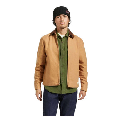 Brixton Mechanic Garage Zip Jacket - Tobacco/Brown