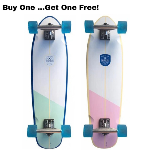 Cheapskates Cruiser - Blue - 32" + Free Pink Cruiser