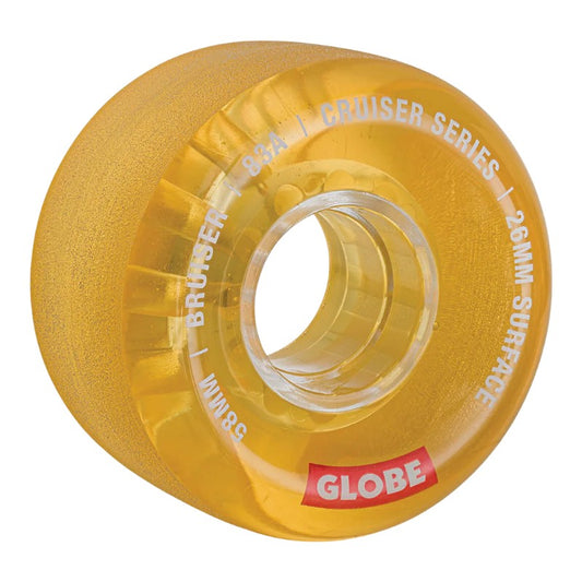 Globe Bruiser Cruiser Wheel 83a - 58mm Clear Honey