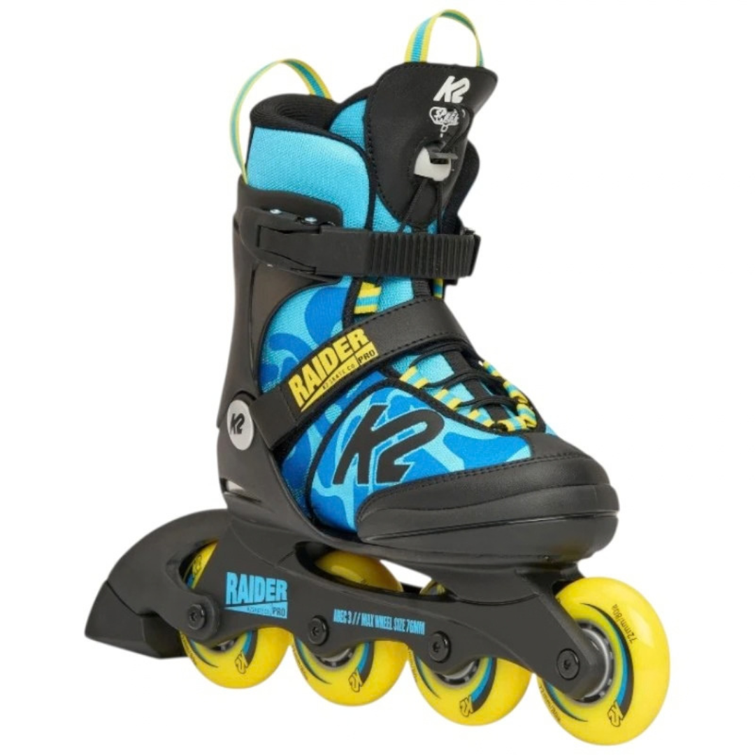K2 Raider Pro Inline Skates - Blue/Yellow