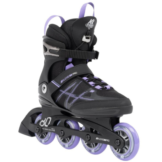 K2 Alexis 80 Pro - Black/Lavender - Women's Size 7 Only