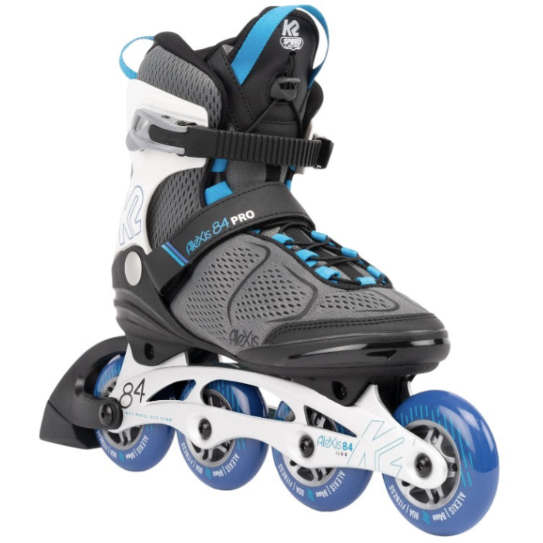 K2 Alexis 84 Pro Women’s Inline Skates - Grey/Blue - Size 7 Only