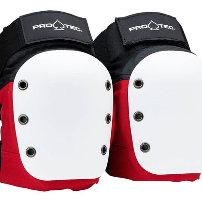 Protec Street Knee Pads - Red/Black/White