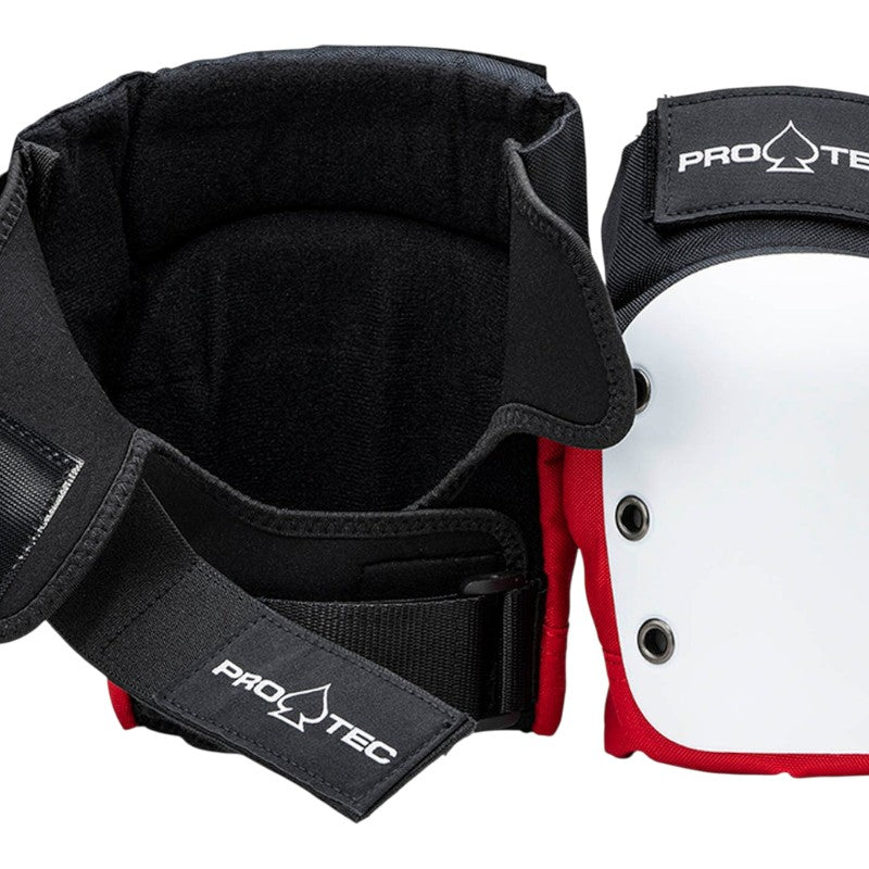Protec Street Knee Pads - Red/Black/White