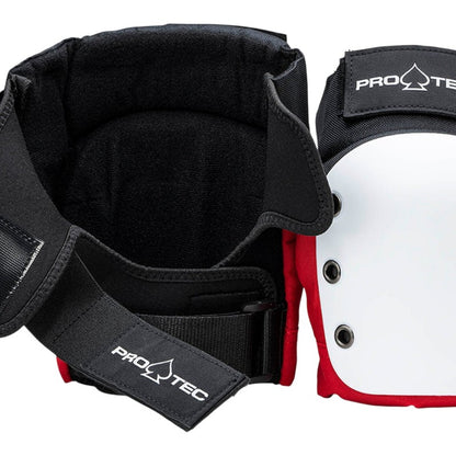 Protec Street Knee Pads - Red/Black/White