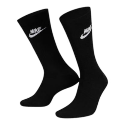 Nike NSW Everyday Essential Crew 3pk Sock - Black
