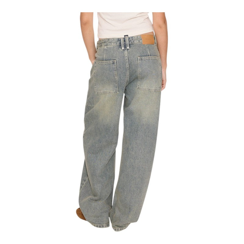 Thrills Sloan Low Rise Barrel Jean - Granite Green Tint