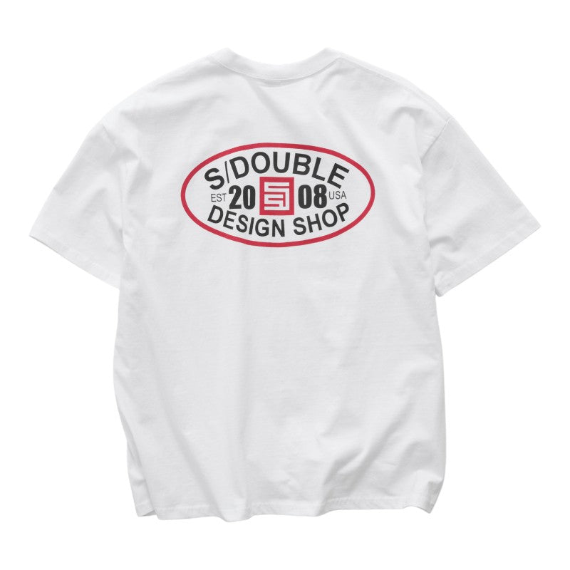 SDouble Oval Tee - White