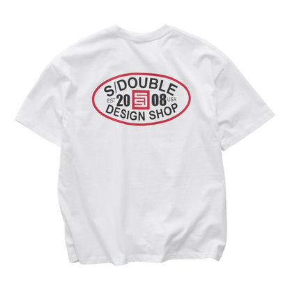 SDouble Oval Tee - White