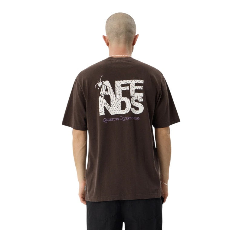 Afends Funnel Retro Tee - Washed Coffee