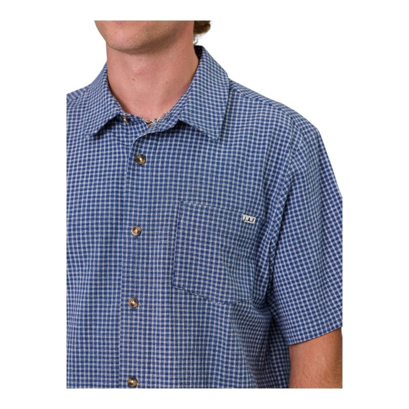 J.A.F Ballast Shirt - Blue Check