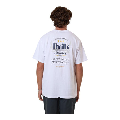 Thrills OG Strength Merch Fit Tee - White