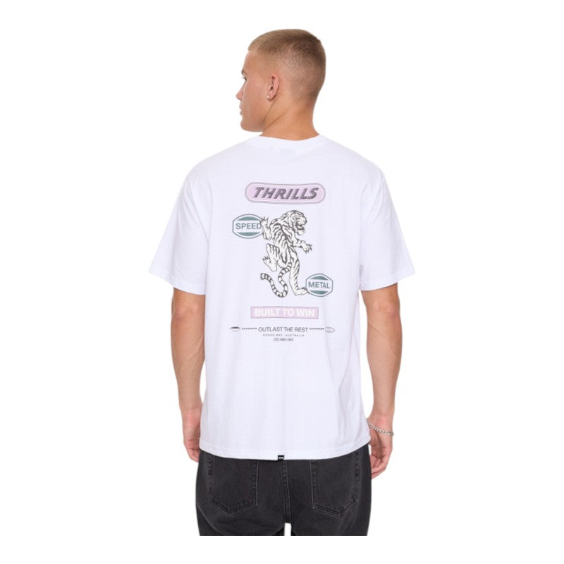 Thrills Built To Win Merch Fit Tee - White
