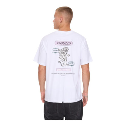 Thrills Built To Win Merch Fit Tee - White
