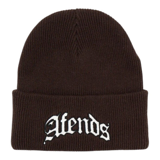 Afends Home Cuff Beanie - Coffee