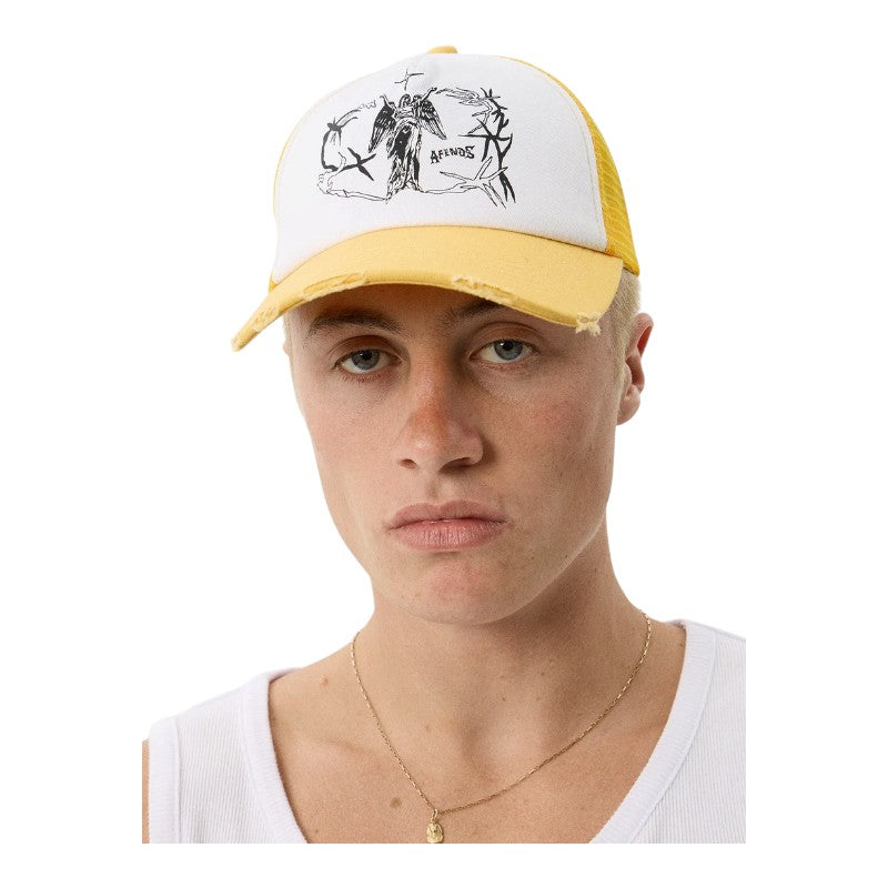 Afends Goddess Trucker Cap - Mango