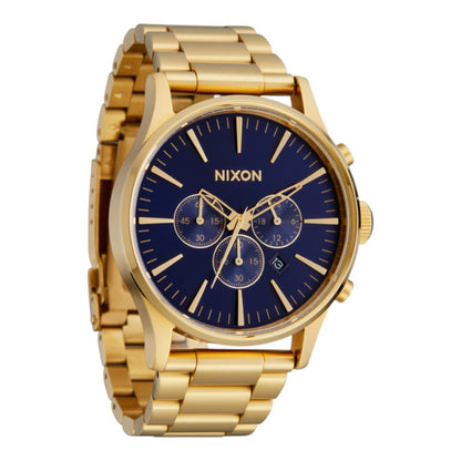 Nixon Sentry Chrono - Gold/Blue Sunray