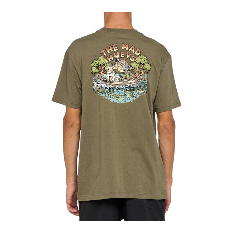 Mad Hueys Sweet As NZ Tee - Olive
