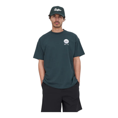 Huffer Block Tee 220/Groove - Golf Green