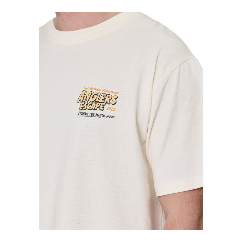 J.A.F Anglers Escape Tee - Antique White