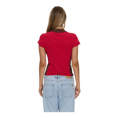 Thrills Hot Shot Polo Club Tee - Cherry