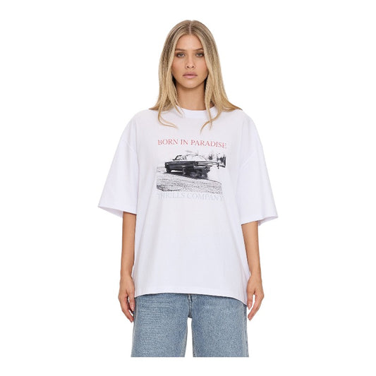 Thrills Metal And Dust Oversized Tee - White