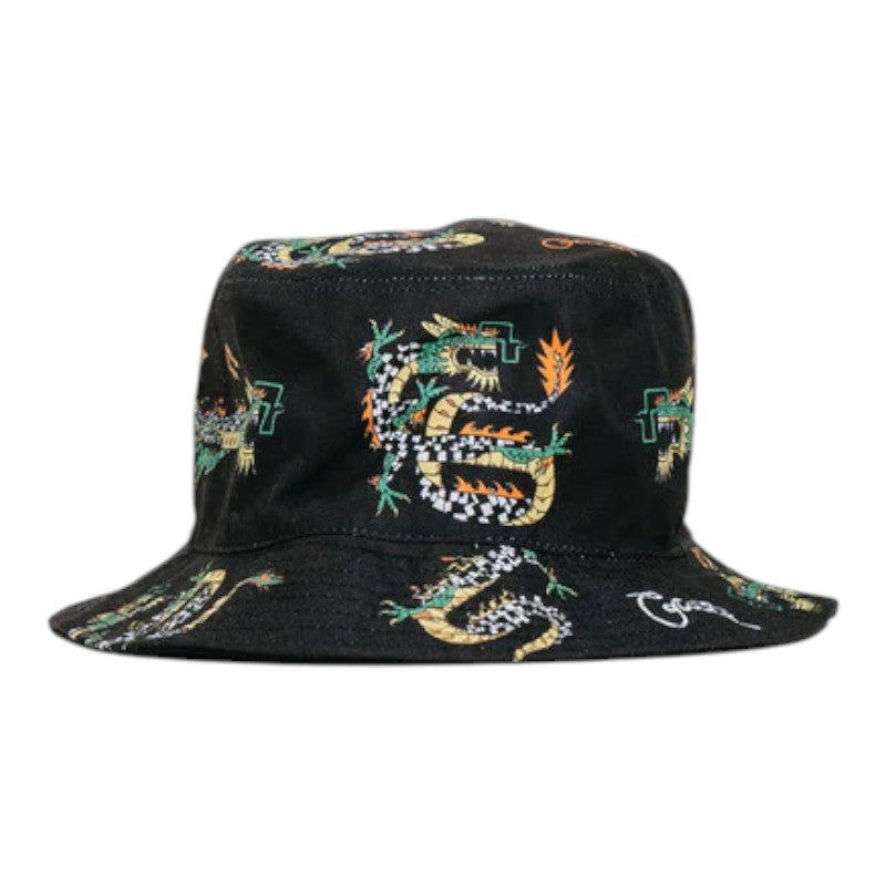 Crate Check Dragon Reversible Bucket Hat - Dragon/Black