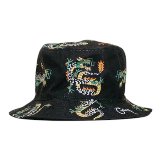 Crate Check Dragon Reversible Bucket Hat - Dragon/Black
