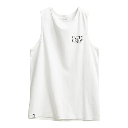 Salty Crew Yellow Fin Tank - White
