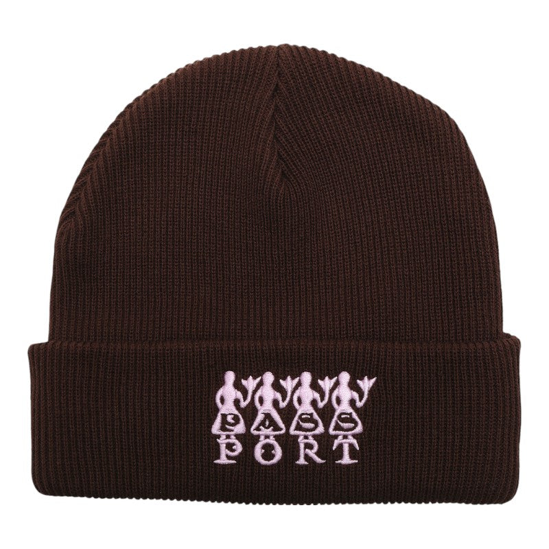 Passport 4 Flowers Organic Cotton Beanie - Choc