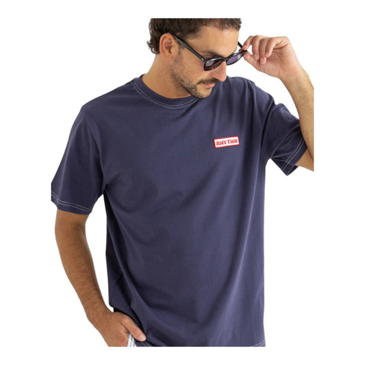 Rhythm Mechanics Vintage Tee - Indigo